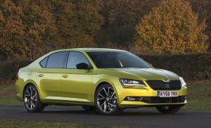 Skoda Superb SportLine 2016 года (UK)